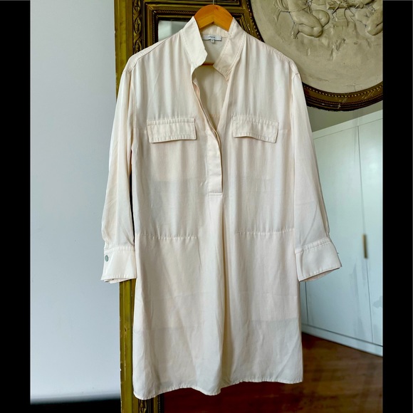 Vince Dresses & Skirts - Vince shirt dress with mother of pearl buttons